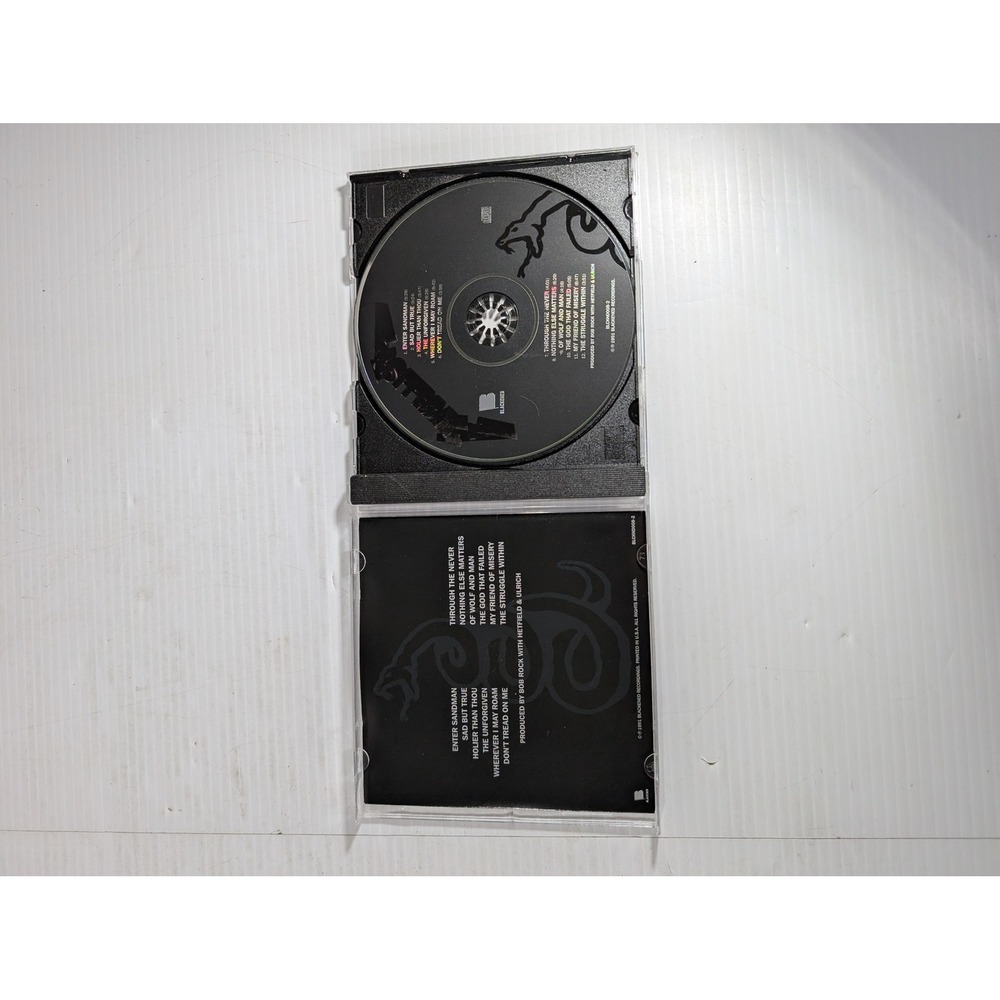 Metallica Self Titled Black Album CD 1991 Blackened Recordings BLCKND008-2 Heav - Picture 3 of 6
